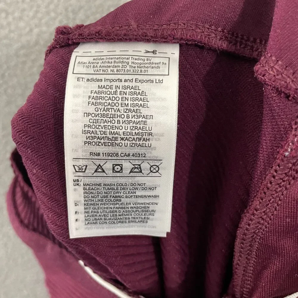 Adidas Primeknit A1 Football Jersey Men L Maroon‎ NEW